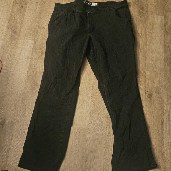 Carhartt Loose Fit Pants Womens 18 Black Canvas Workwear 34x32 - Picture 1 of 9